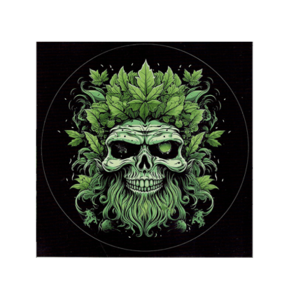 Klistermærke Cannabis Kranie