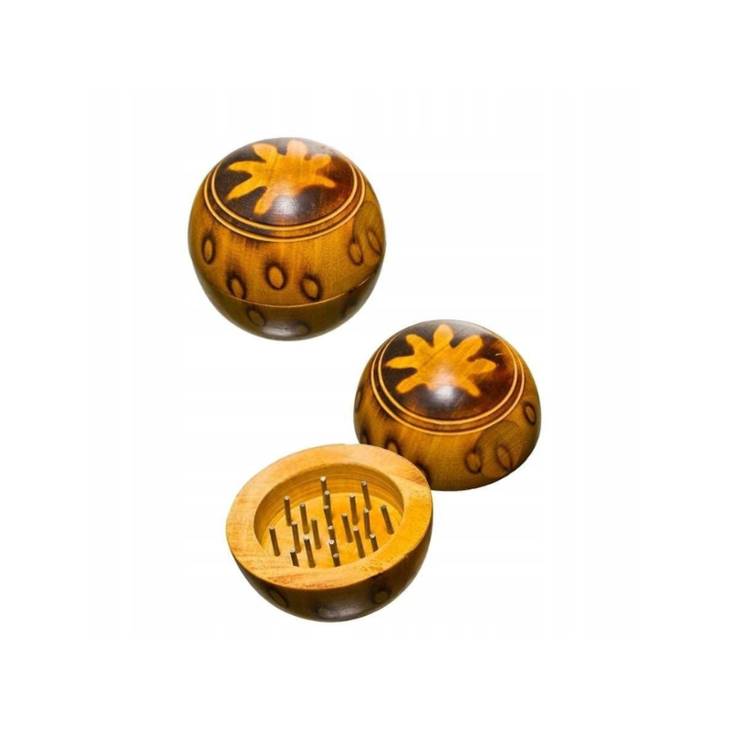 Træ Grinder Rund 52mm 2 Lags