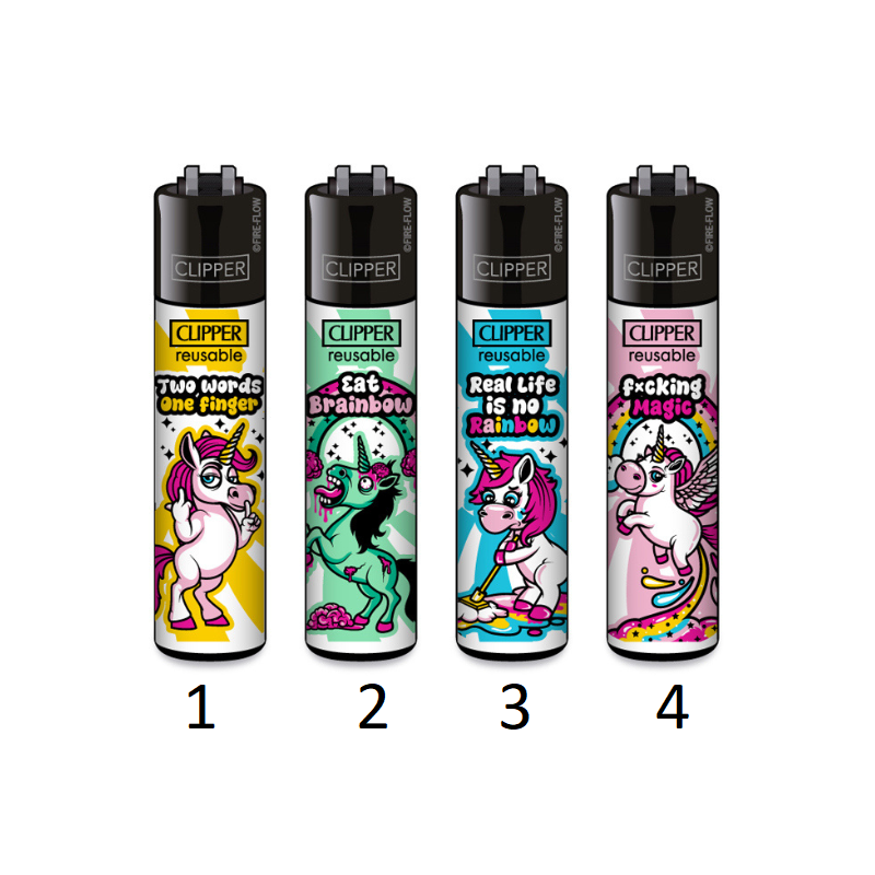 Clipper Classic Lighter Unicorn