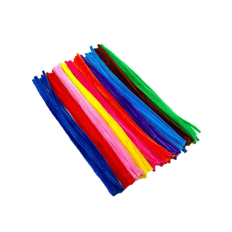 Piberenser Lange 30cm Farvet 50stk