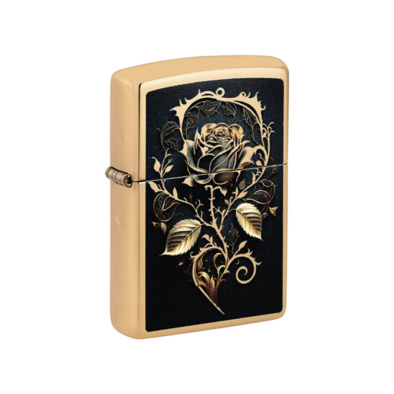 Zippo Lighter Golden Rose