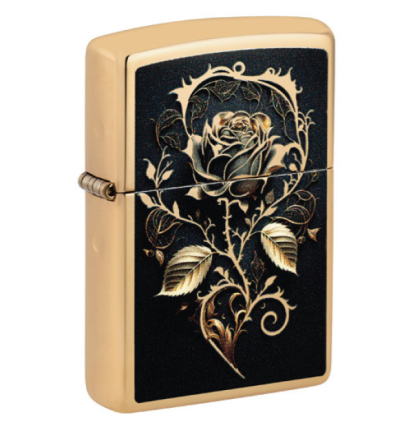 Zippo Lighter Golden Rose