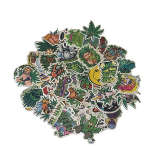 Klistermærker Cannabis D