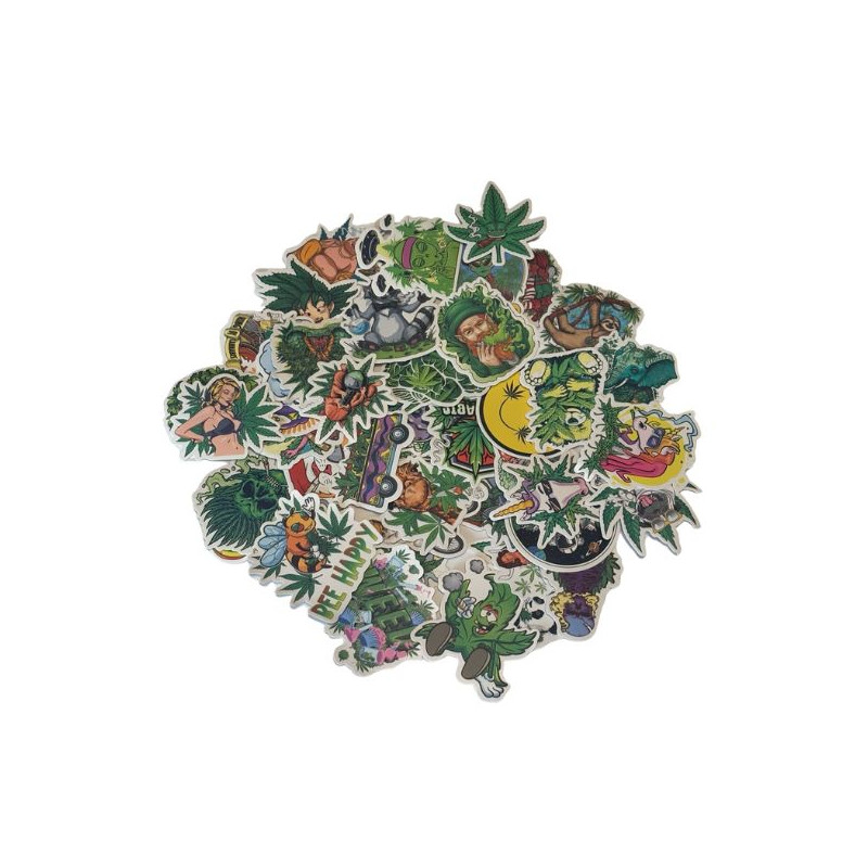 Klistermærker Cannabis D