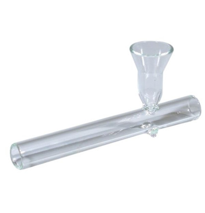 Klar Glaspibe Mini Tjubang 10cm