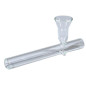 Klar Glaspibe Mini Tjubang 10cm Klar Glaspibe Mini Tjubang 10cm
