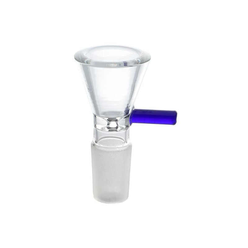 Glas Hoved til Bong 14,5mm Standard Blå