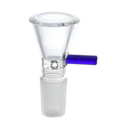 Glas Hoved til Bong 14,5mm Standard Blå