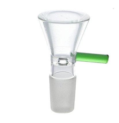 Glas Hoved til Bong 14,5mm Standard Grøn