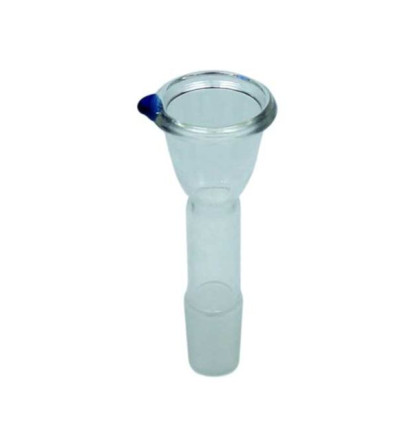 Glas Bonghoved 14,5mm Blå 70mm