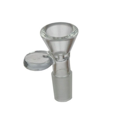 Glas Bonghoved 14,5mm Standard (m. Rundt Greb)