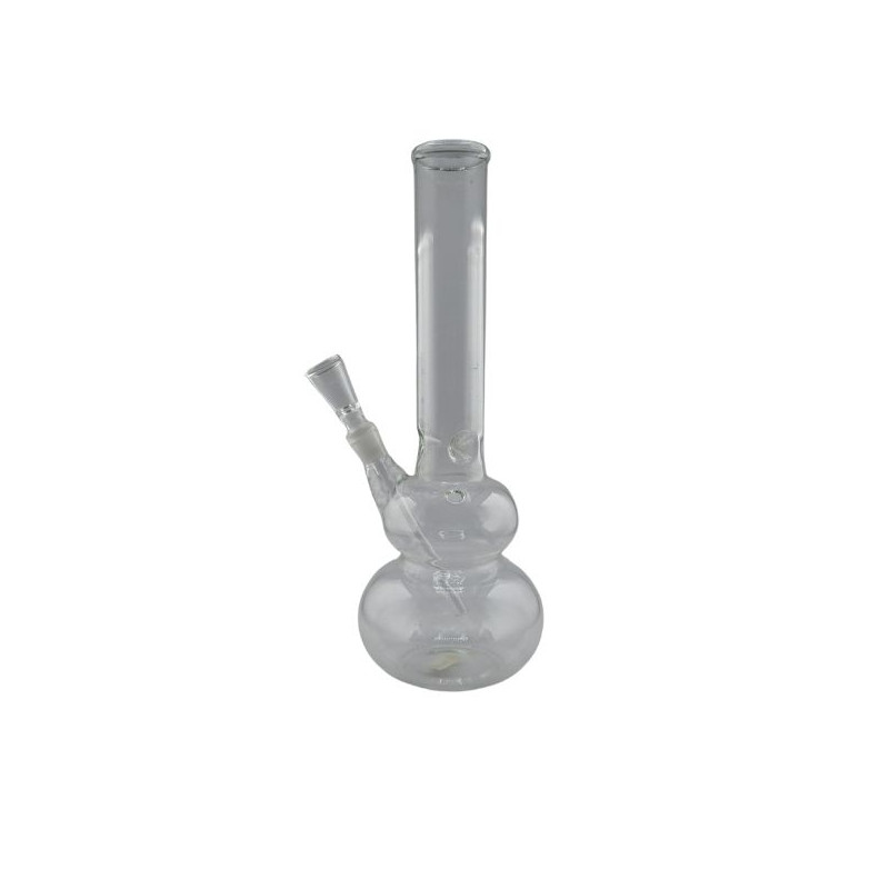 Glasbong 30cm Med Chillum Slamrør 14.5mm (Klar)