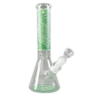 Zodiac Green – Glow Bong 35 cm (Green Edition)