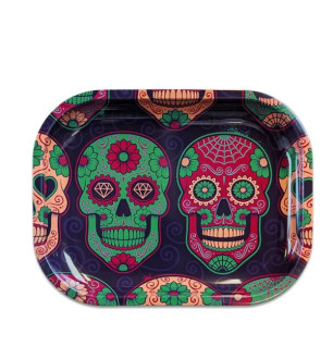 Metal Mixerbakke Mexican Skulls