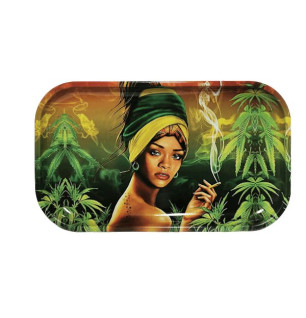 Metal Mixerbakke – Reggae Spirit Woman – 16 × 27 cm