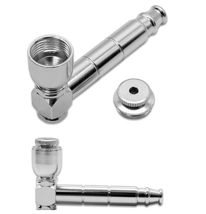 Metal Pibe – 8,5 cm Sølv