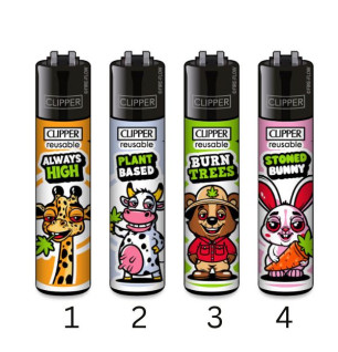 Clipper Classic Lighter Stoned Animals
