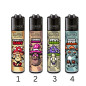 Clipper Classic Lighter Happy Mushrooms
