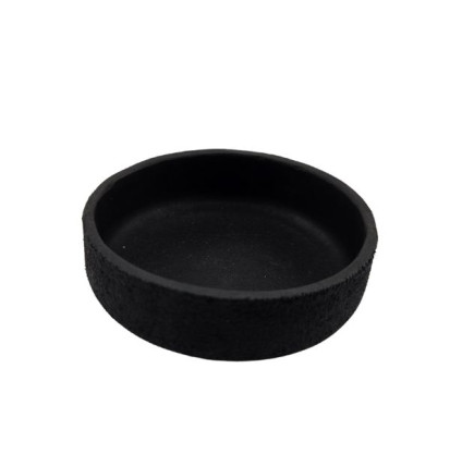 Læder Mixeskål Rund Sort