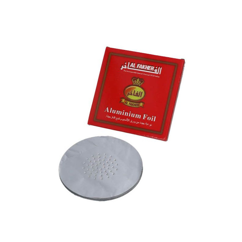 Al Fakher Vandpibe Aluminiumfolie 50 stk