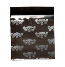 Lynlåspose 35x35x0.05 mm Skull 100 Stk