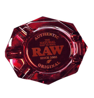 RAW glas askebæger ruby red