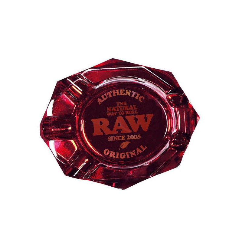RAW glas askebæger ruby red