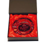 RAW glas askebæger ruby red