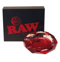 RAW glas askebæger ruby red