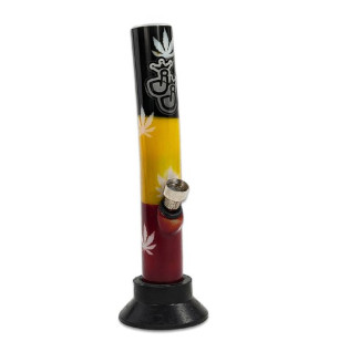 Akryl Bong – Rasta Leaf – 20 cm