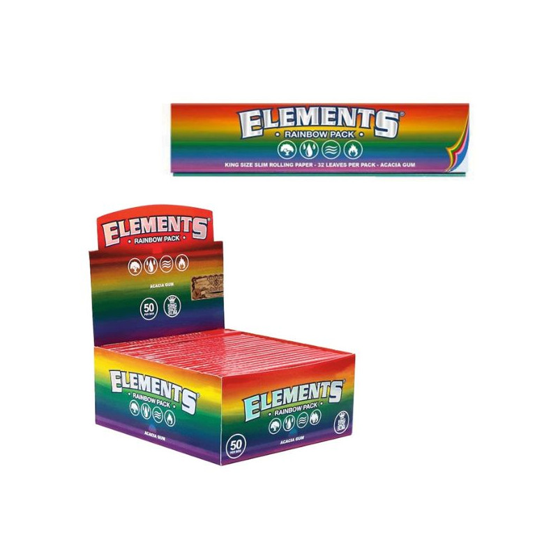 Elements King Size Slim Rainbow Pack Elements King Size Slim Rainbow Pack