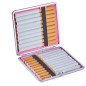 Metal Cigaret Etui Pink – Ass farver