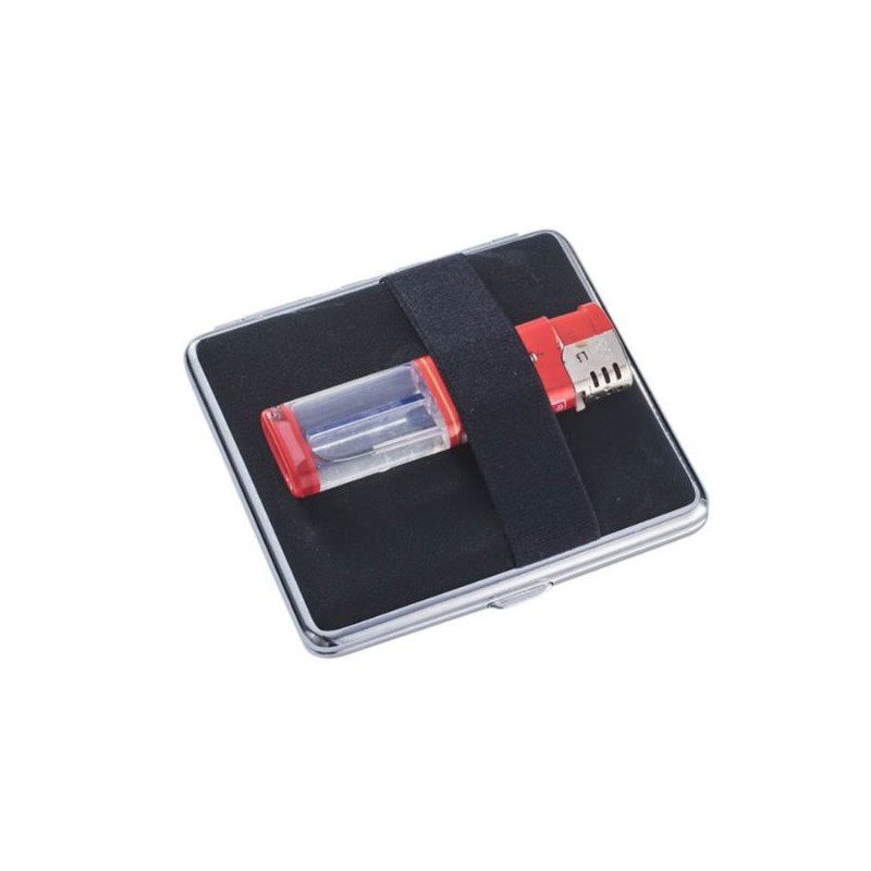 Cigaret Etui Champ med Lighter Holder