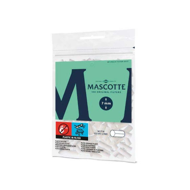Mascotte Original Filters – 7 mm × 15 mm – 100 stk Mascotte Original Filters – 7 mm × 15 mm – 100 stk