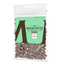 Mascotte Brown Slim Filters – 6 mm × 18 mm – 120 stk