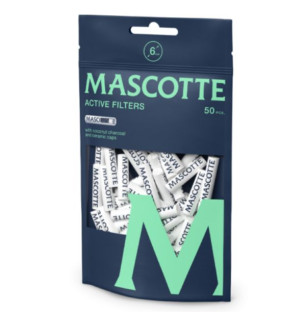 Mascotte Active Filters – Slim 6 mm – 50 stk