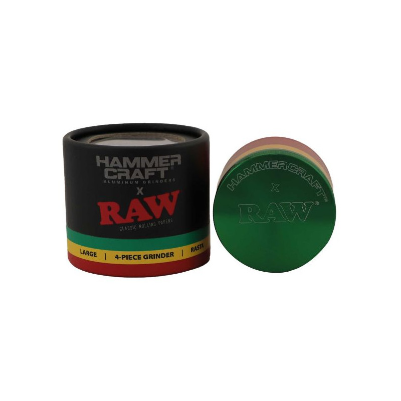 RAW x Hammercraft Grinder Rasta – 4 Delt