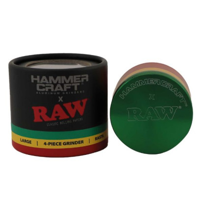RAW x Hammercraft Grinder Rasta – 4 Delt