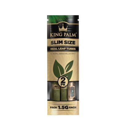 King Palm Slim Rolls Natural – 2 Pack