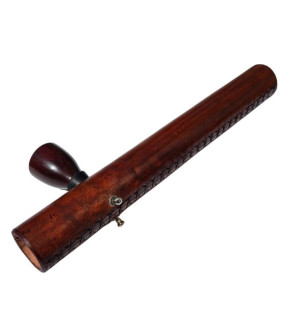 Læder Tjubang Gert Brun 37cm