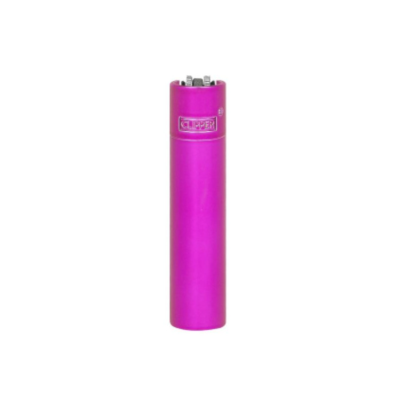 Clipper Metal Lighter Fuchsia  Pink