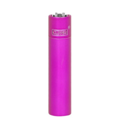 Clipper Metal Lighter Fuchsia  Pink