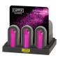 Clipper Metal Lighter Fuchsia  Pink