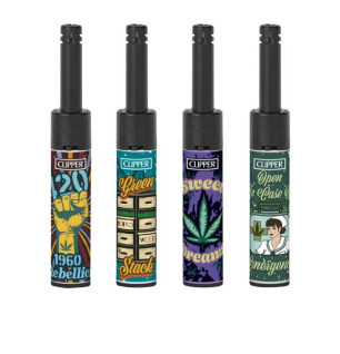 Clipper Fyrfadslighter Mini Retro Weed