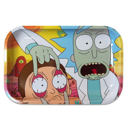 Rick & Morty Rolling Tray Metal 28.5 x 18.8 cm