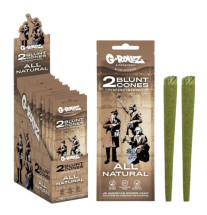 G-Rollz Blunt Cones All Natural 2 Pak