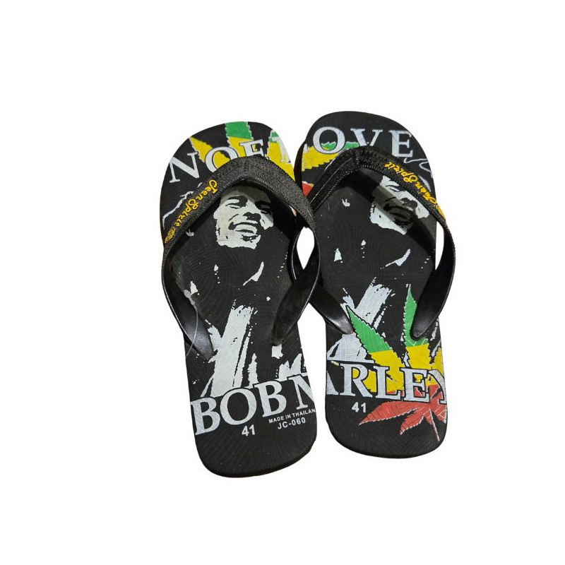 Bob Marley Sandaler Sort – Reggae Edition