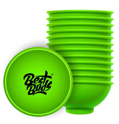 Best Buds Silicone Mixeskål Grøn 7 cm