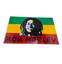 Bob Marley Rasta Klistermærke – 25,5 x 17 cm