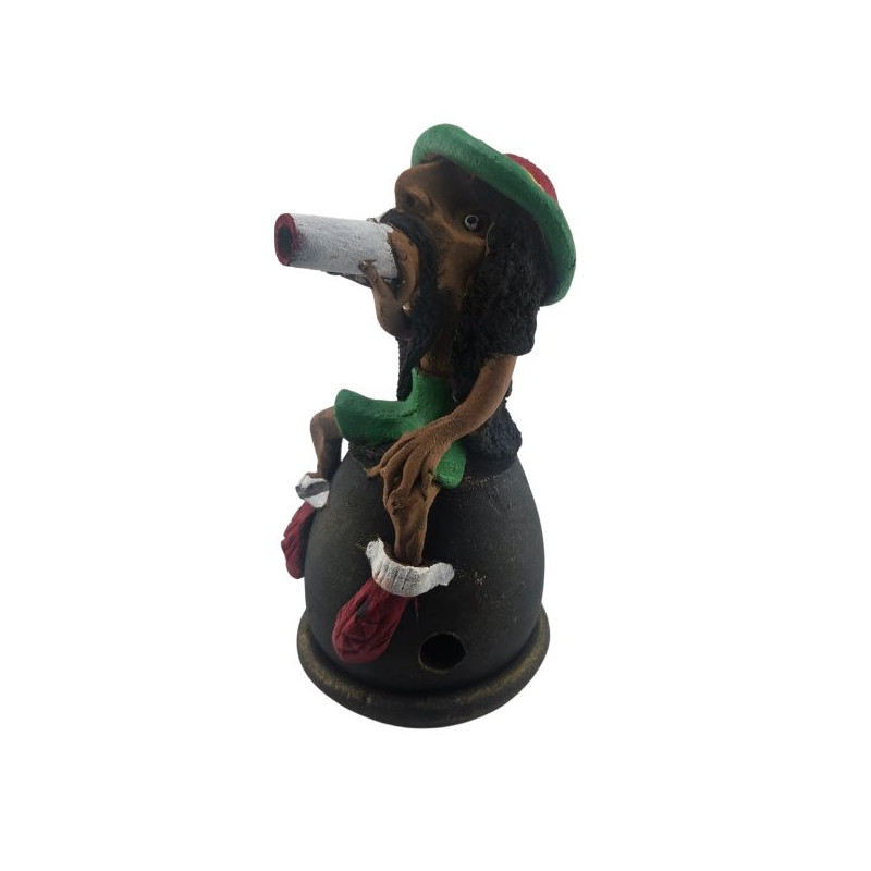 Røgelsesholder Rasta Mand – Keramik – 21 cm